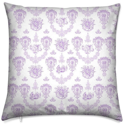 Baroque Empire rideau linge maison literie motif Toile de Jouy tissu au mètre lilas