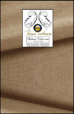 Tissu tapisserie velours uni blanc ficelle ivoire grège beige  réversible double face recto verso identique doté de la technologie Aqua-clean. Textile d'éditeur d'ameublement intérieur haut de gamme. Couture sur mesure rideau velours, coussin velours, plaid #velours #tissuameublement 