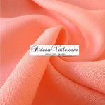Tissu fibre ethnique Toile de Jute naturel coloré au mètre rose rideau