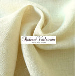Tissu fibre ethnique Toile de Jute naturel coloré au mètre rideau écru