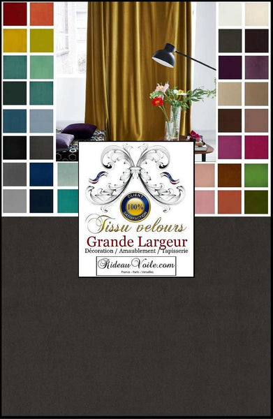 Rideauvoile | Boutique Paris Versailles Tissus velours marron beige d'éditeur textile d'ameublement aménagement décoration Hôtel Restaurant rénovation #décoratrice #Architecte d'intérieur #espacesatypiques pour la #Maison&Objet #Elledécoration #architecturaldigest #fournitureéquipementhôtel