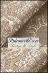 Éditeur tissus ameublement Damassé beige écru Baroque Jacquard rétro antique Empire au mètre Damassé floral. textile tapissier décoratrice Rideau, coussin Paris Versailles. Décoration architecte décorateur intérieure rénovation agencement.