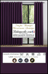 Tissu grande largeur 290 cm ameublement au mètre doublure isolant thermique phonique rideau violet prune aubergine occultant, ignifugé, non feu. Architecte intérieur tapissier pour la rénovation travaux appartement restaurant hôtel décoratrice, boutique de décoration. Paris, Versailles.