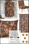Collection Sari Paisley Indien - Tissus d'éditeurs d'ameublement imprimés disponibles au mètre pour la décoration d'intérieur/extérieur, tapisserie sièges et revêtement mural.