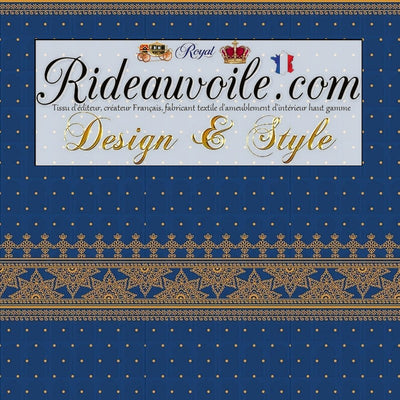 Collection motif cachemire Les Indiennes - Sari Paisley imprimé Design traditionnel Indien - Tissus disponibles au mètre pour la décoration d'intérieur/extérieur, tapisserie sièges et revêtement mural - Confection sur mesure.