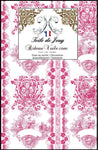 Rideauvoile Versailles Paris Toile de Jouy inédite au mètre ameublement tapisserie store housse de couette rideau fushia rose voilage décoration intérieure, extérieur outdoor. Couture confection, en ignifugé, occultant, velours rideaux, dessus de lit,Tapisserie siège fauteuil bergère.