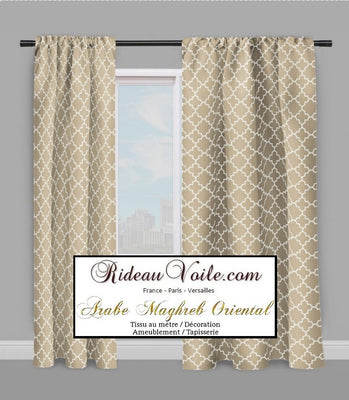 Boutique tissu ameublement décoration salon  motif arabe au mètre rideau housse de couette - Shop store fabric upholstery tapestry decoration arabic pattern by the meter curtain duvet cover room house home -