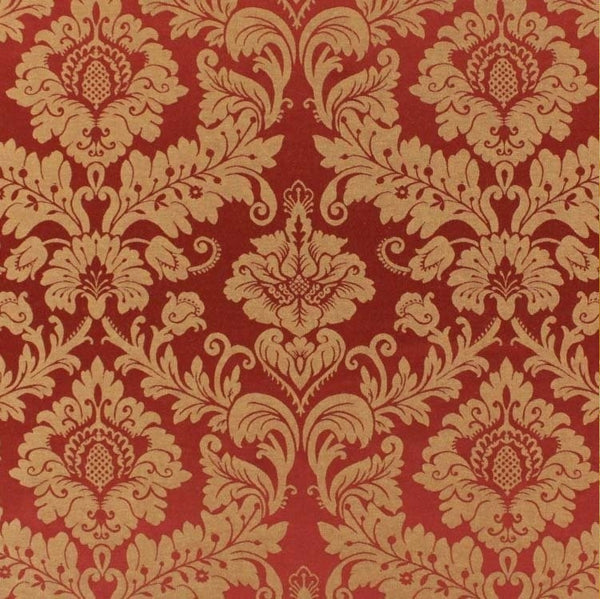 Boutique tissus paroisse Paris Versailles liturgique ameublement Damasco marron mètre grande largeur 280 cm style Empire Baroque rideau Damask motif Damassé. Textile tapisserie haut gamme couture siège fauteuil. Décoration intérieure luxe. French fabrics Baroque luxury home decorating curtain liturgic.