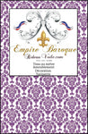 Tissu damassé ameublement Baroque fabrics Damask furnishing mètre rideau Damasco