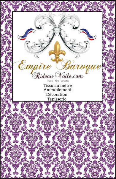 Tissu damassé ameublement Baroque fabrics Damask furnishing mètre rideau Damasco