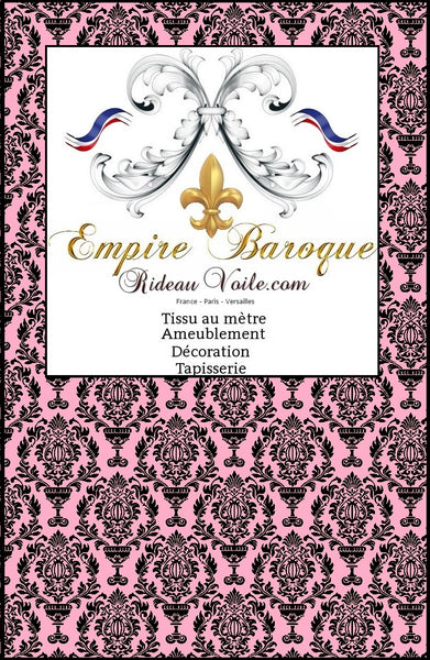 Tissu rideau voilage jacquard velours ameublement Baroque mètre tapisserie siège fauteuil Paris
