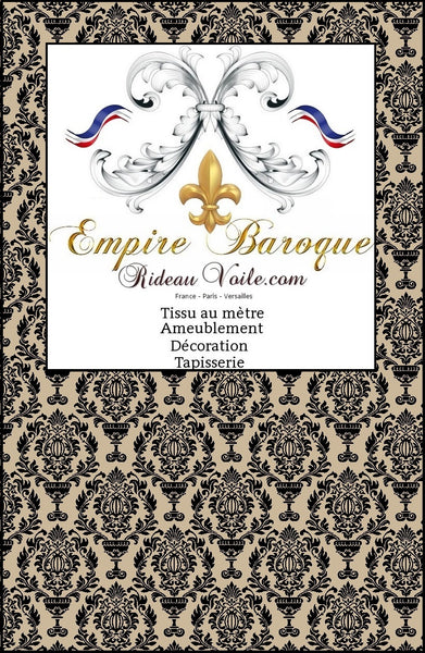 Boutique Paris Versailles Tissus rideau voilage jacquard velours ameublement Baroque mètre tapisserie siège fauteuil