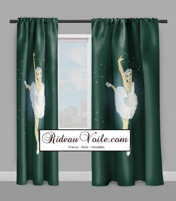 Tissu ameublement mètre motif Danseuse étoile Ballerine Décoration boutique rideau housse couette Ignifuge occultant, voilage Fabric upholstery meter pattern dancer star ballerina tapestry custom shop drapes curtain duvet cover flame retardant blackout