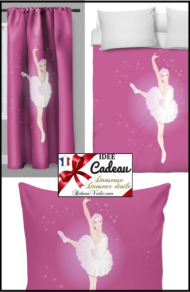 Tissu ameublement mètre motif Danseuse étoile Ballerine Décoration boutique rideau housse couette Ignifuge occultant, voilage Fabric upholstery meter pattern dancer star ballerina tapestry custom shop drapes curtain duvet cover flame retardant blackout