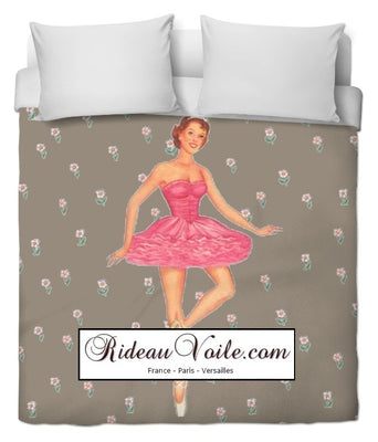 Tissu ameublement mètre motif Danseuse étoile Ballerine Décoration boutique rideau housse couette Ignifuge occultant, voilage Fabric upholstery meter pattern dancer star ballerina tapestry custom shop drapes curtain duvet cover flame retardant blackout