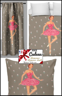 Tissu ameublement mètre motif Danseuse étoile Ballerine Décoration boutique rideau housse couette Ignifuge occultant, voilage Fabric upholstery meter pattern dancer star ballerina tapestry custom shop drapes curtain duvet cover flame retardant blackout