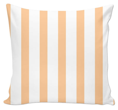 Tissu motif orange pastel rayé rayure au mètre rideau couette voilage