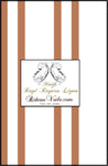 Tissu ameublement rayé rayures marron brun au mètre rideau