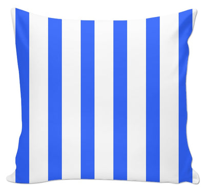 Tissu motif rayé bleu rayure ligne blanc au mètre rideau couette voilage