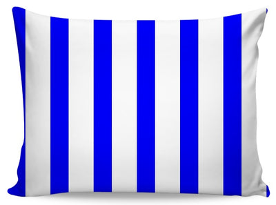 Tissu motif rayé bleu rayure ligne blanc au mètre rideau couette voilage
