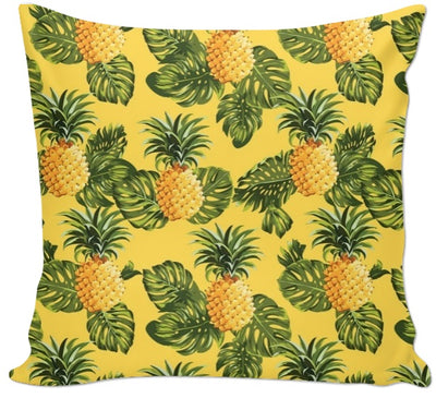 Motif fruit ananas tissu imprimé tapisserie siège au mètre exotique 