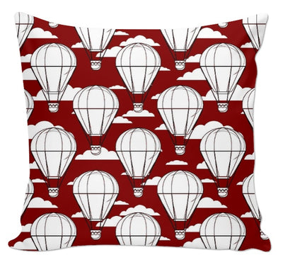 Tissu ameublement motif rond montgolfière mètre rideau housse couette tapisserie