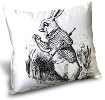 Tissus au mètre à motif animal lapin Alice imprimé rideau couette coussin enfant