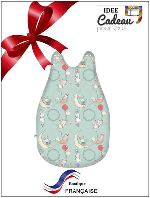 Tissu au mètre motif lapin décoration design enfant bébé rideau coussin couette
