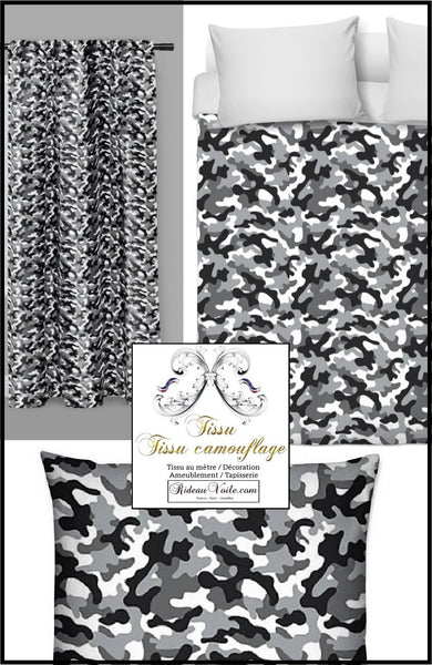 Motif Militaire camouflage rideau mondial Tissu ameublement décoration au mètre