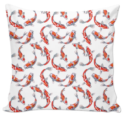 Tissu au mètre motif poisson Japonais Carpe Koï tissu au mètre rideau couette