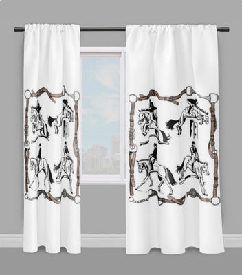 Motif équitation sport équestre cheval chevaux tissu au mètre