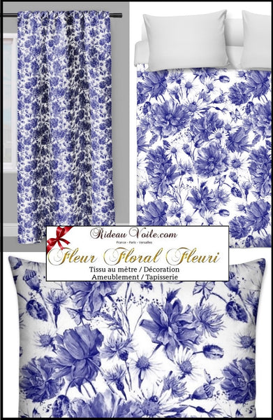 Tissu ameublement motif imprimé fleurs rideau flower print fabric زهرة طباعة النسيج Blumendruck Stoff blomsterprint stof tela estampada de flores cortina vorhang fuggony gardin curtain tapestry kukka painettu kangas verho virág nyomtatási szövet fabraic cló bláthanna imbhalla