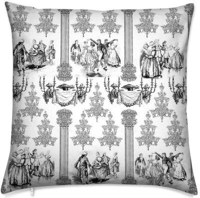 Toile de Jouy tissu ameublement rideau couette au mètre tapisserie fauteuil