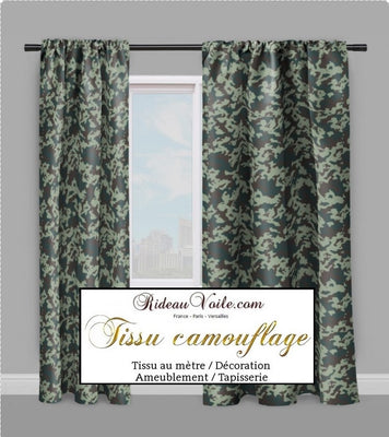 Motif armée camouflage housse couette design militaire rideau Tissu au mètre