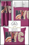 Tissu mètre motif USA Drapeau Américain Rayures Étoiles rideaux couette sur mesure voilage
