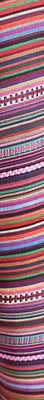 tissu ameublement décoration mexicain rayures bordeaux au mètre