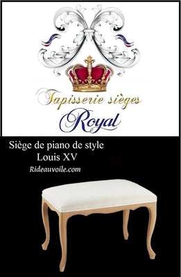 Siège piano style Louis XV à personnaliser French Louis Style Canape Sofa Settee