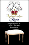 Siège piano style Louis XVI à personnaliser French Louis XVI Style Canape Sofa Settee