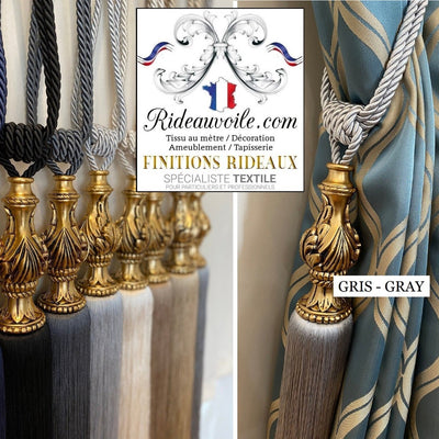 Passementier Paris Versailles embrasse de luxe Rideaux accessoires