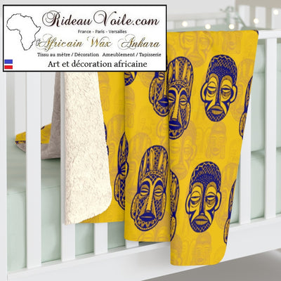 Dessus de lit africain/ankara inachevé. Mesure 50€ environ 33x65 Dessus de lit africain/ankara inachevé. Mesure 50€ environ 33x65