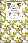 Rideauvoile boutique équipement oenologie domaine agricole Motif tissu ameublement fleur feuille de vigne grappe de raisins rideau coussin couette tissu imprimé au mètre. Décoration tapisserie siège d'intérieure. Ignifugé, occultant, voilage domaine agricole haut gamme Paris Versailles.