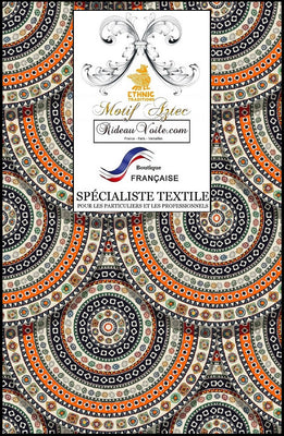 Tissu ameublement ethnique Aztèque mètre rideau coussin couette couverture