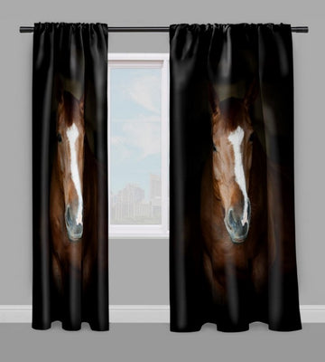 Motif beau cheval tissu ameublement mètre imprimé rideau housse couette coussin