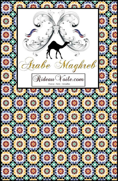 Tissu ameublement motif zellige tesselle Arabe mètre rideau tapisserie fabrics curtain