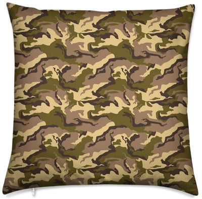 Tissus Camouflage beige marron au mètre ameublement tapisserie rideau siège