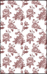 Motif imprimé oiseau fleurs monochrome tissu ameublement tapisserie voilage déco