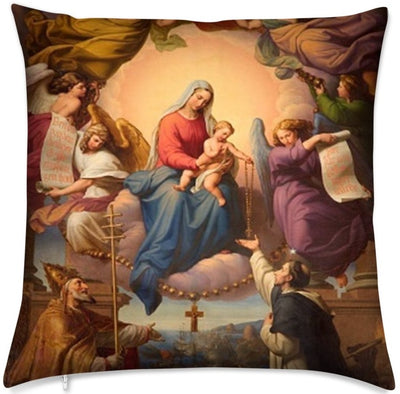 Motif tissu au mètre fresque Art peinture Vierge Marie Madone rideau voilage couette