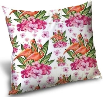 Boutique tissu au mètre motif imprimé animal décoration flamant rose Tropical Exotique. Haut gamme ameublement fleur feuilles rideau couette coussin tapisserie siège fauteuil bergère. Imprimé sur ignifugé, occultant, voilage, velours.