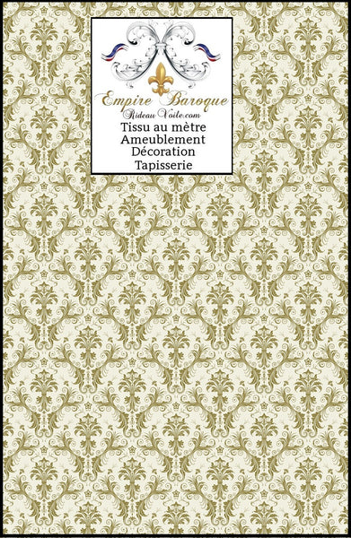 Tissus damassés décoration Baroque mètre rideaux tapisserie French fabrics Empire meter curtain