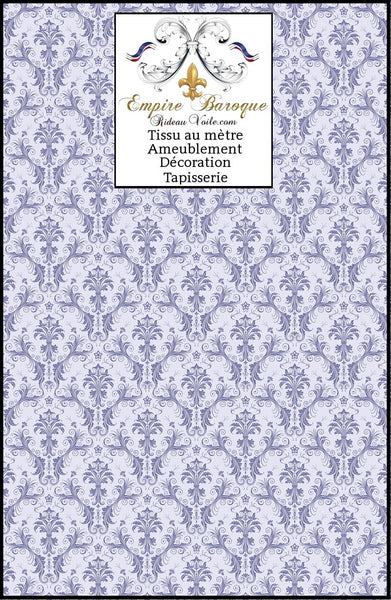 Tissus ameublement Baroque Damas mètre rideaux tessuto tende barocco barockt Rido Stoff